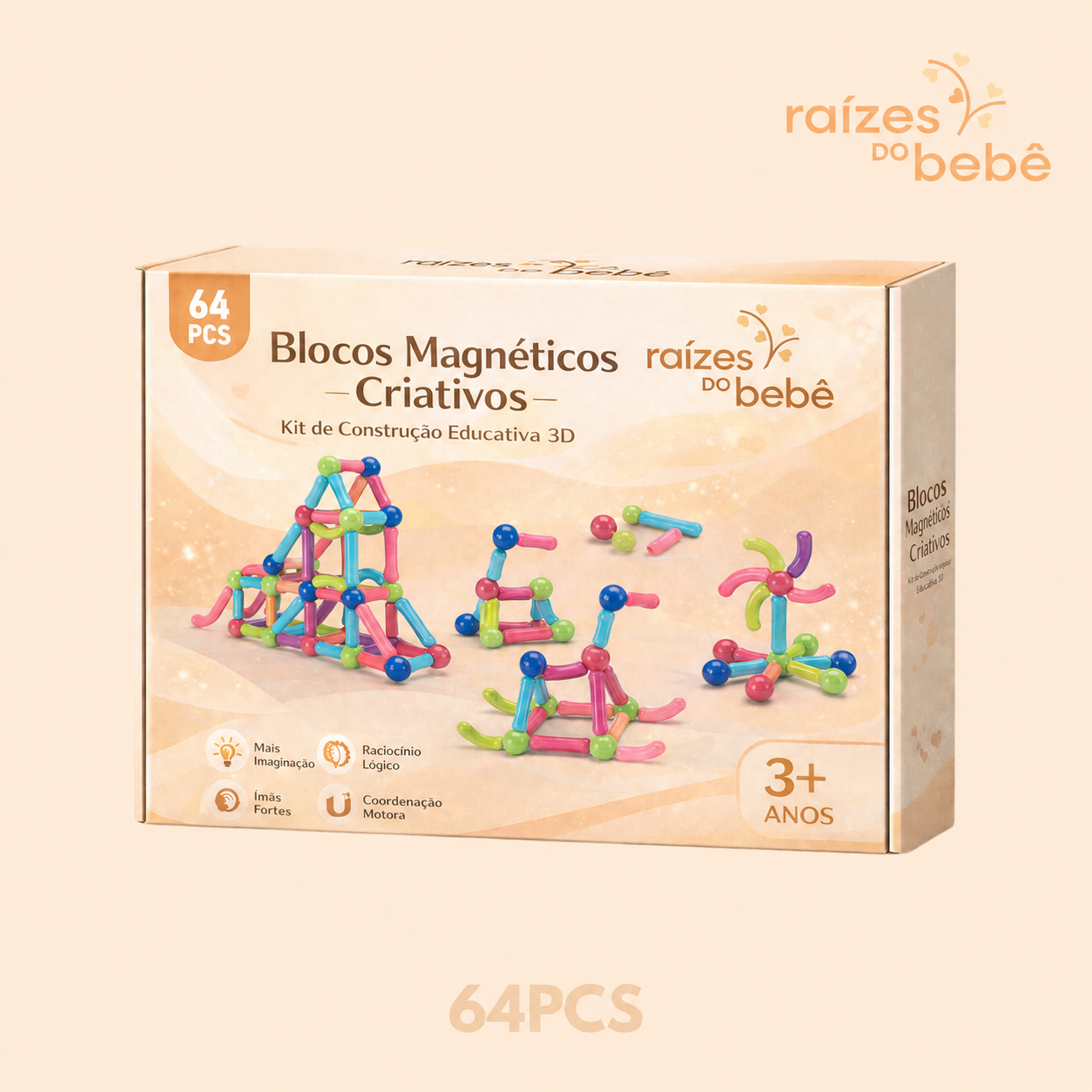 Blocos Magnéticos AntiTela Kids™