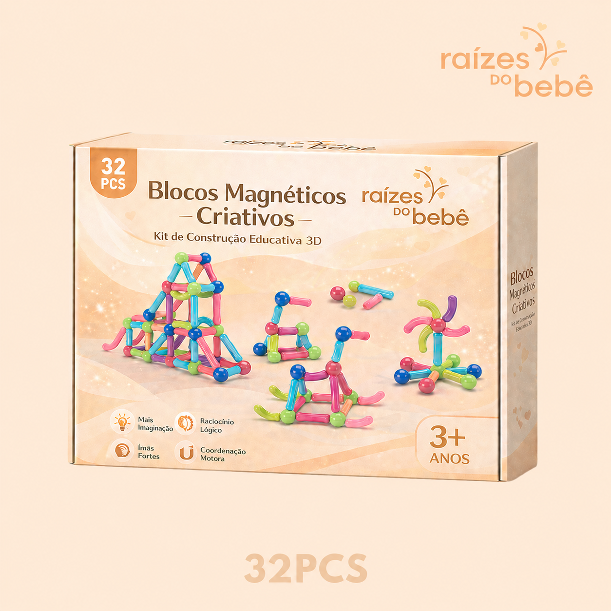 Blocos Magnéticos AntiTela Kids™