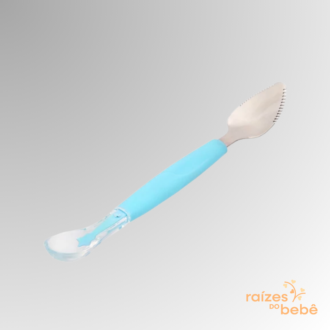 Colher Infantil Dual Nutri 2 Em 1 - Buba