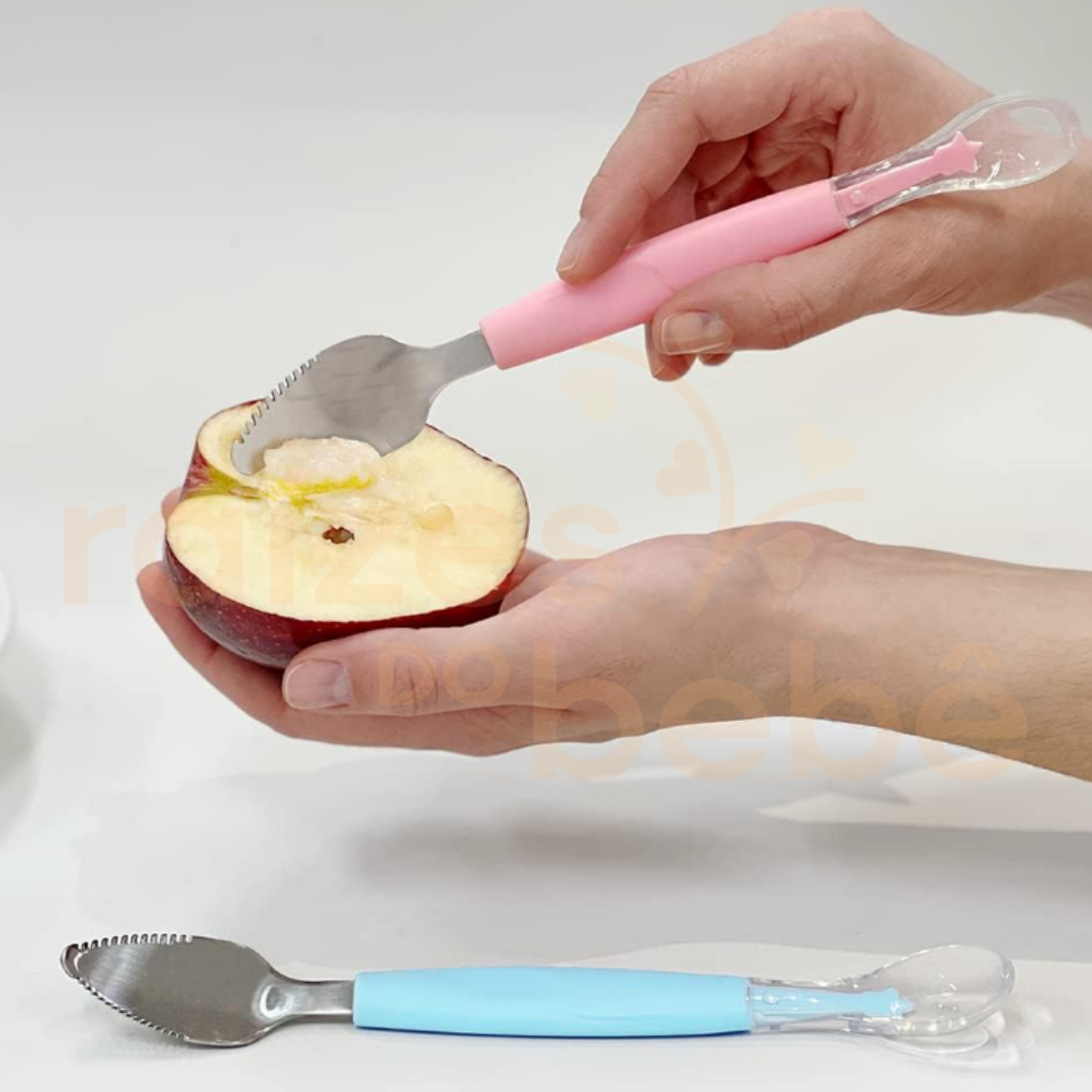 Colher Infantil Dual Nutri 2 Em 1 - Buba