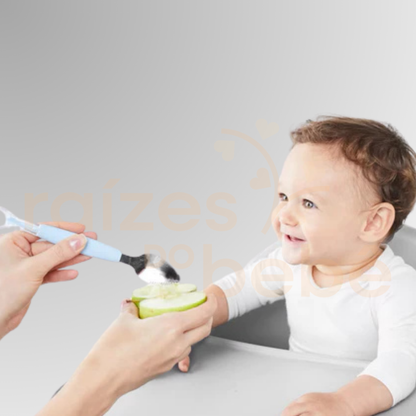 Colher Infantil Dual Nutri 2 Em 1 - Buba