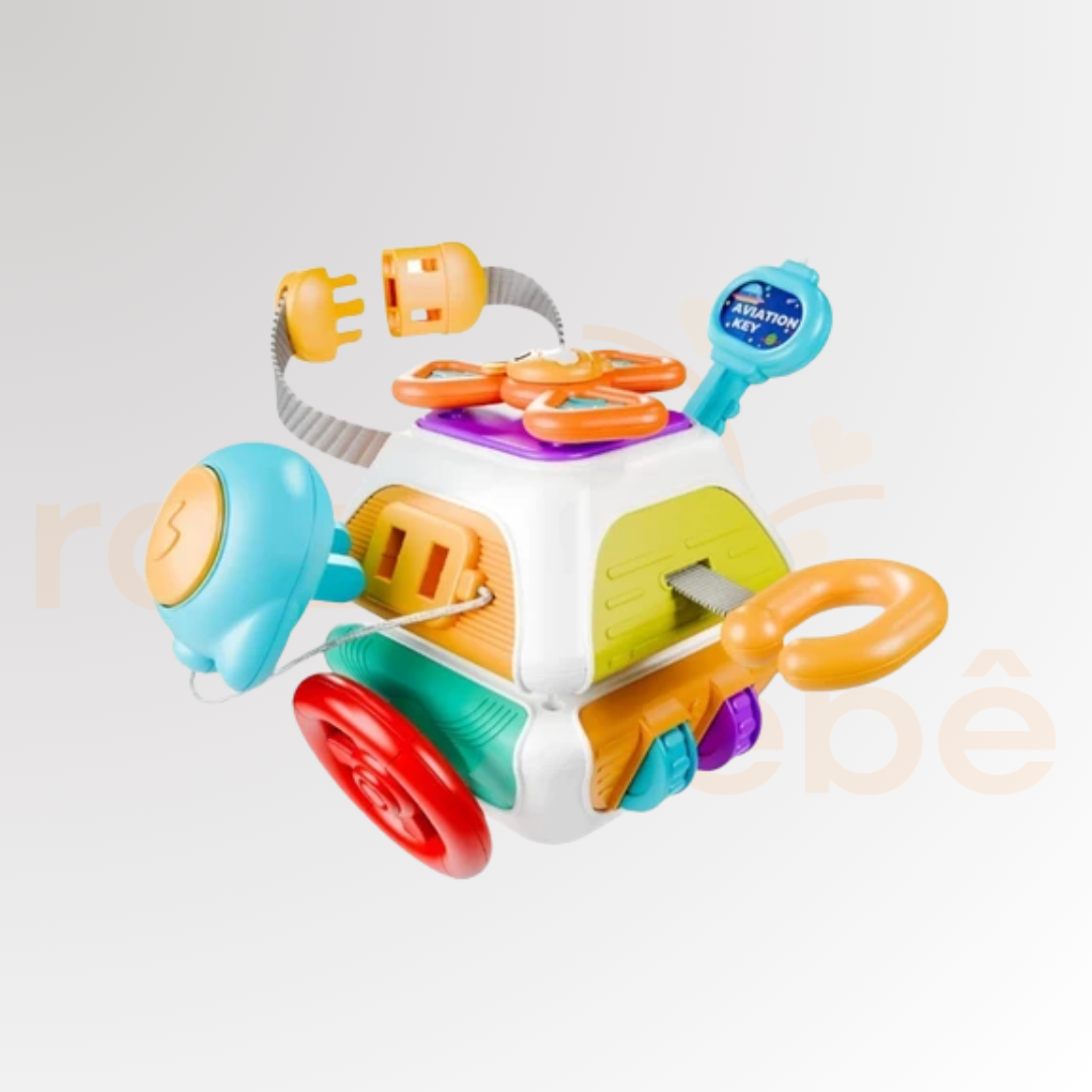 Cubo Sensorial Raízes do Saber