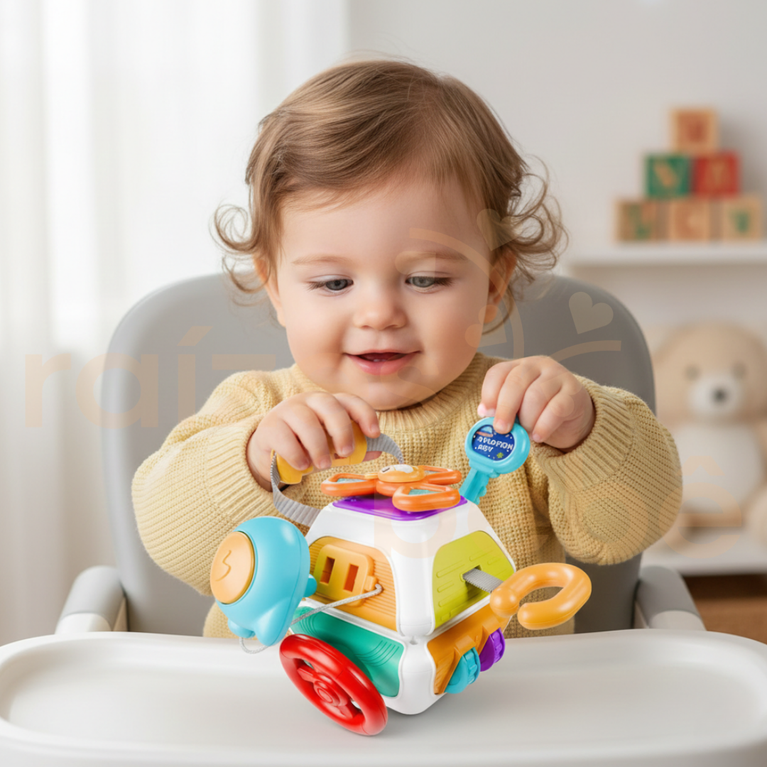 Cubo Sensorial Raízes do Saber
