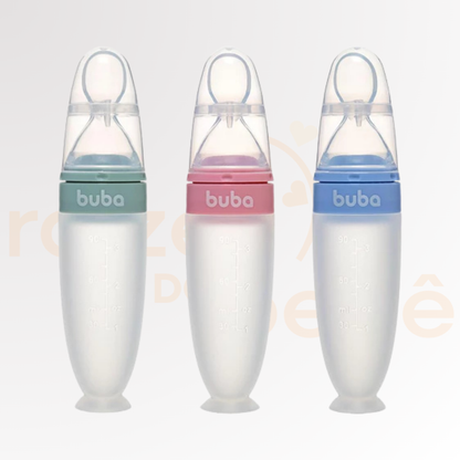 Colher Dosadora em Silicone com Ventosa - Buba