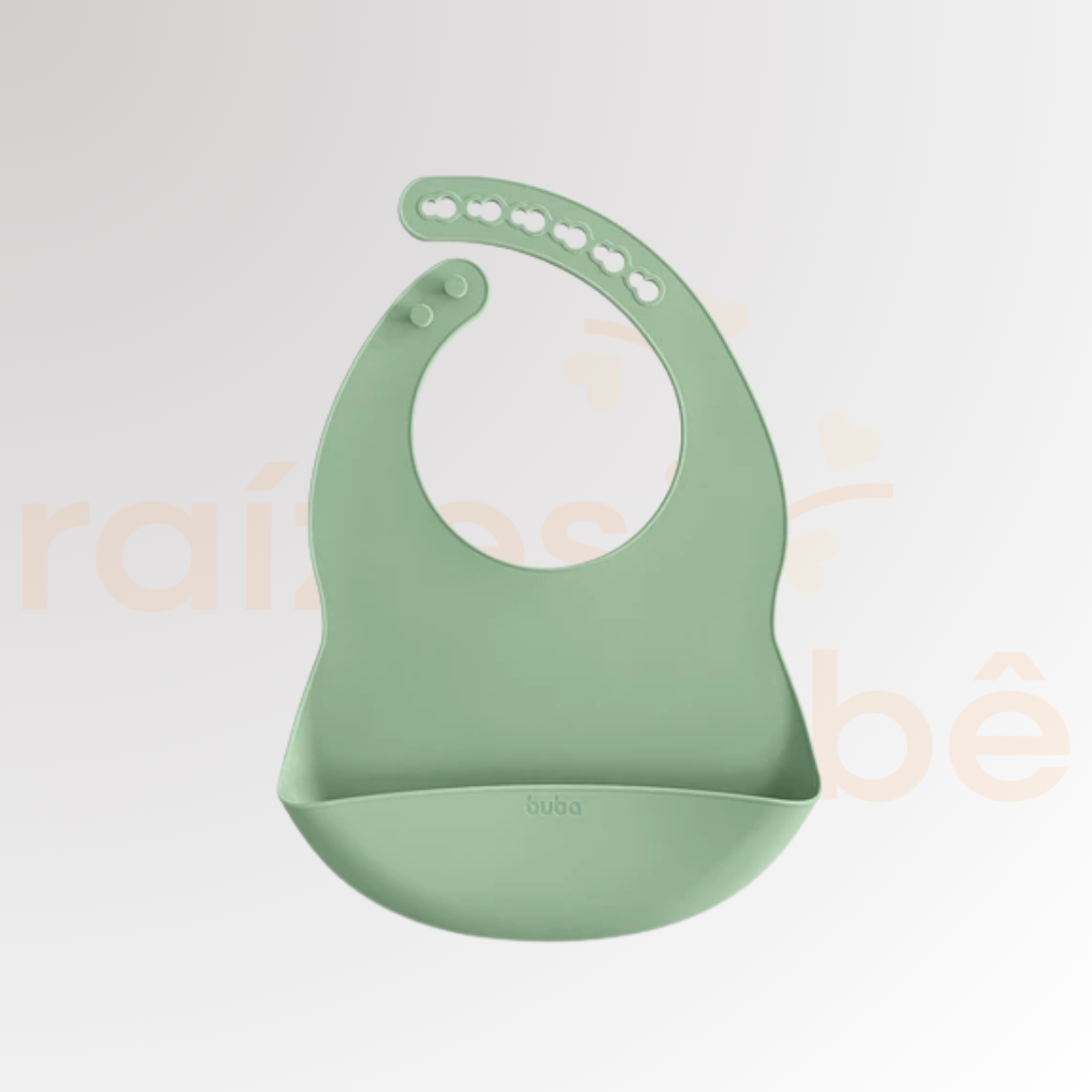 Babador Silicone Premium com Coletor