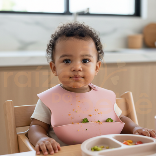 Babador Silicone Premium com Coletor