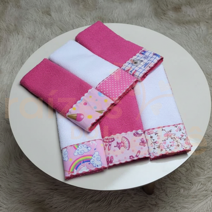 Set de Paninhos de Boca Premium SoftCotton (6 unidades)