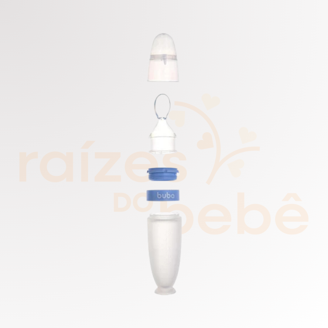 Colher Dosadora em Silicone com Ventosa - Buba